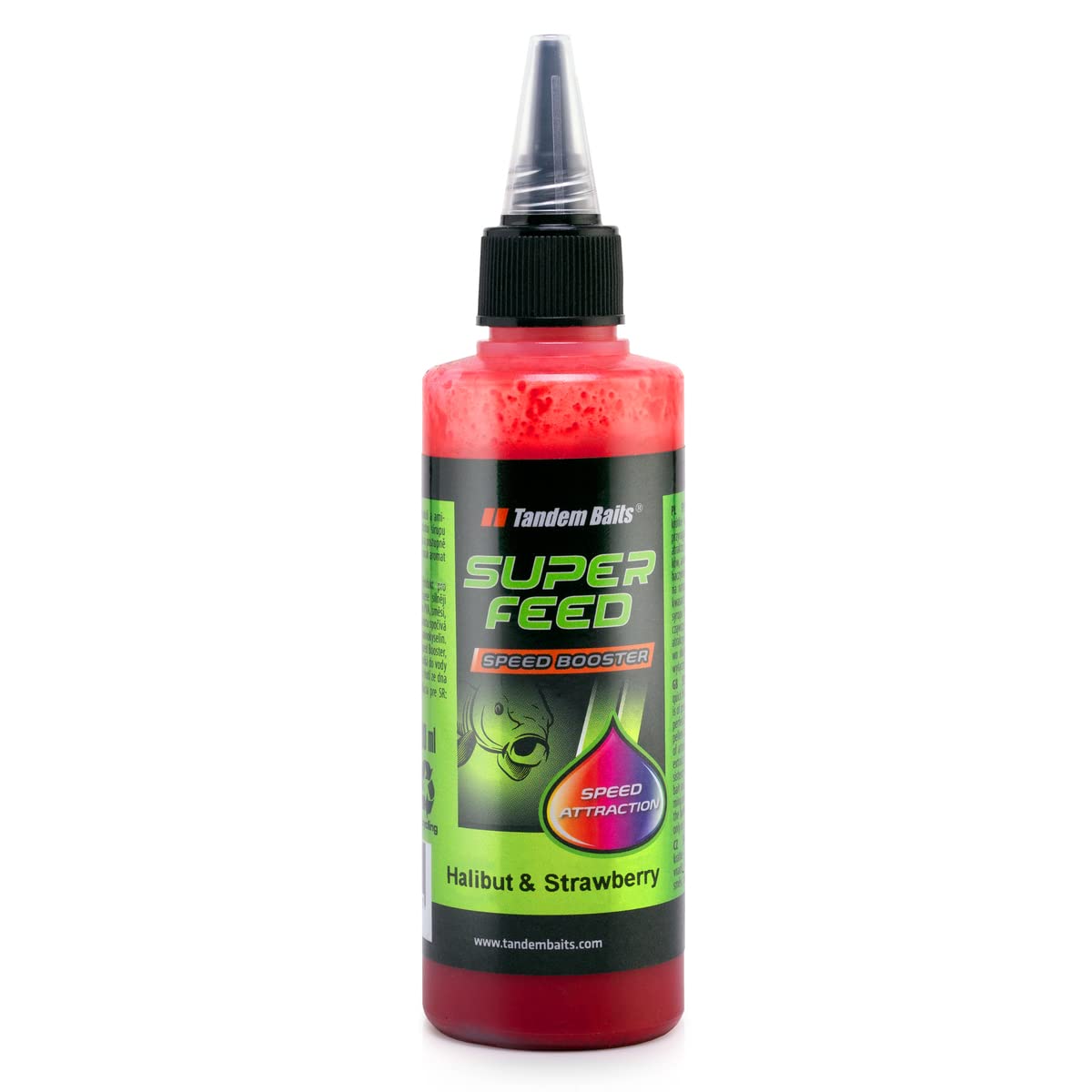 Tandem Baits SuperFeed Speed Booster Halibut & Strawberry | Carp Fishing Booster | Booster Effortless Carp Fishing | Carp Bait | Carp Fishing Accessories for Monster Fish 100ml — image 1