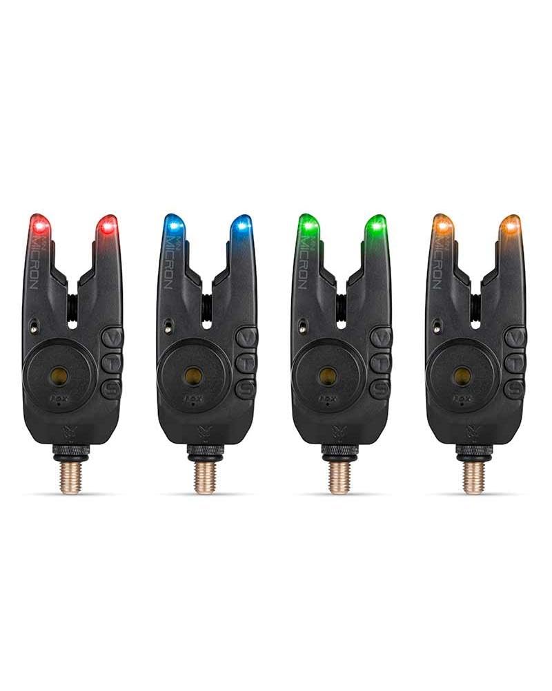 Fox Mini Micron CEI225 Détecteur de touche pour pêche à la carpe Multicolore