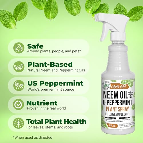 Mighty Mint Neem Oil & Peppermint Plant Nutrient Spray, 16oz - Image 4