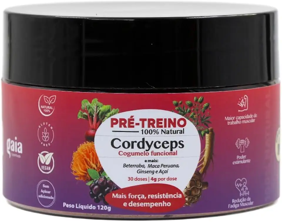 Pré-Treino | Natural de Cogumelo Cordyceps