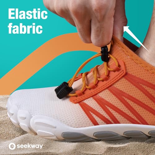 Image of SEEKWAY Water Shoes Men Women Adult Quick-Dry Aqua Sock Barefoot for Beach Swim River Pool Lake Hiking Kayaking Surfing