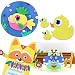 Queta Pipe Cleaners Crafts Set, 590pcs Creativo Arte DIY Kit para Niños,...