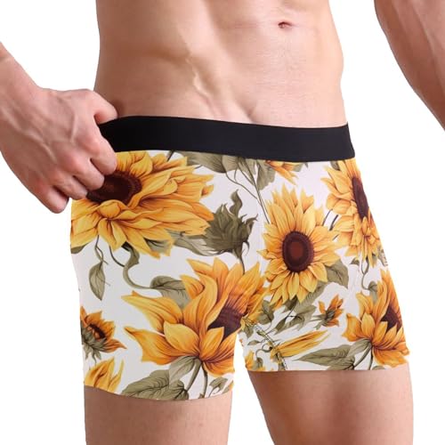 Sunflower Flower Men's Boxer Briefs S 202a37832
