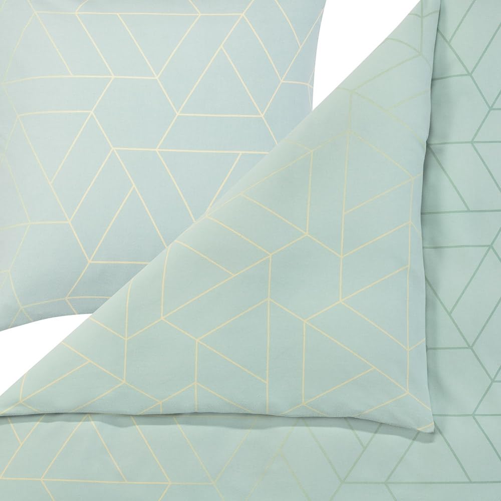 ESTELLA Bettwäsche Andriano | Mint | 155x220 cm + 80x80 cm