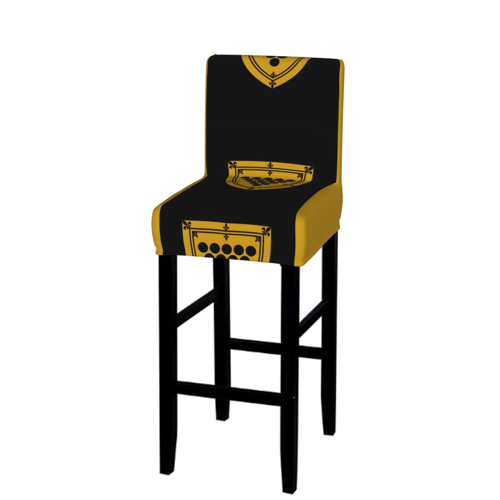 Flag of Cornwall Bar Stool Cover-Stretchy Chair Slipcover for Kitchen