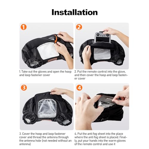 Gants isolés contre le gel des mains pour télécommande de drone N3 - 5