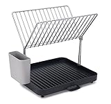 Joseph Joseph Y Rack - Bandeja de Goteo Escurreplatos con 2 niveles, gris