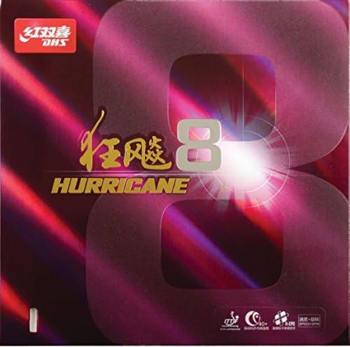 DHS Hurricane 8 Mid - hard 2.2 sponge