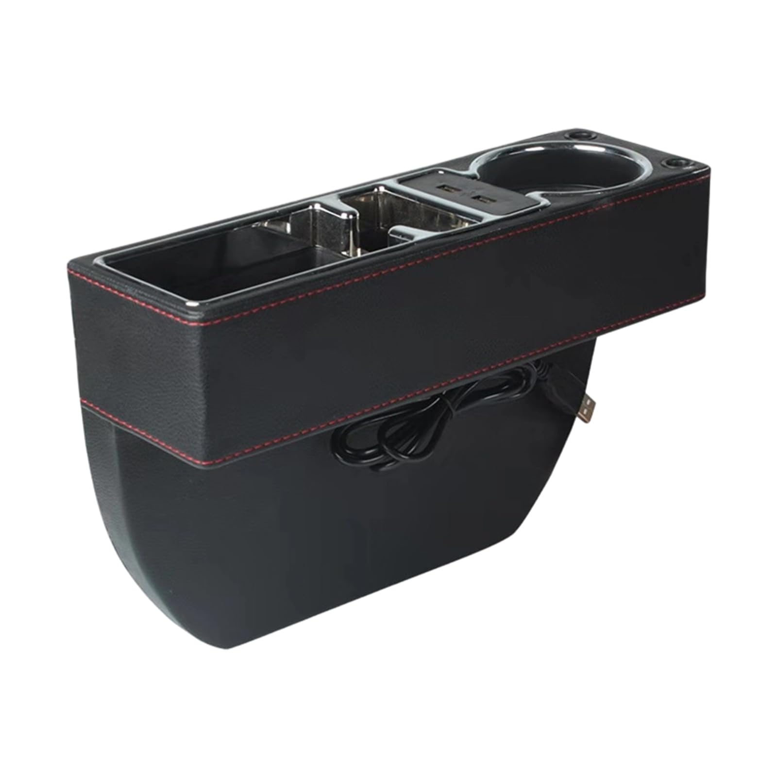 Jazuaiao Innovative Automotive Seat Storage Case with Electricity Outlet Perfect for Holding Phones and Accessories Car Interior Planner