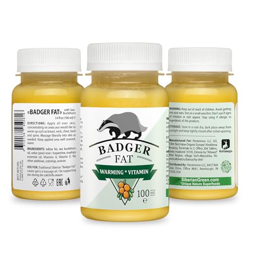 Gel-crème gras de blaireau soin idéal pour le plein air 100ml