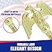 Super Tough Indoor Flag Pole kit 8ft - Metal Eagle - Gold Texture Base - Aluminum Flagpole with Brass Finish - Heavy Duty Inside House Flagstaff - Interior Shaft and Stand - No Ensign Included