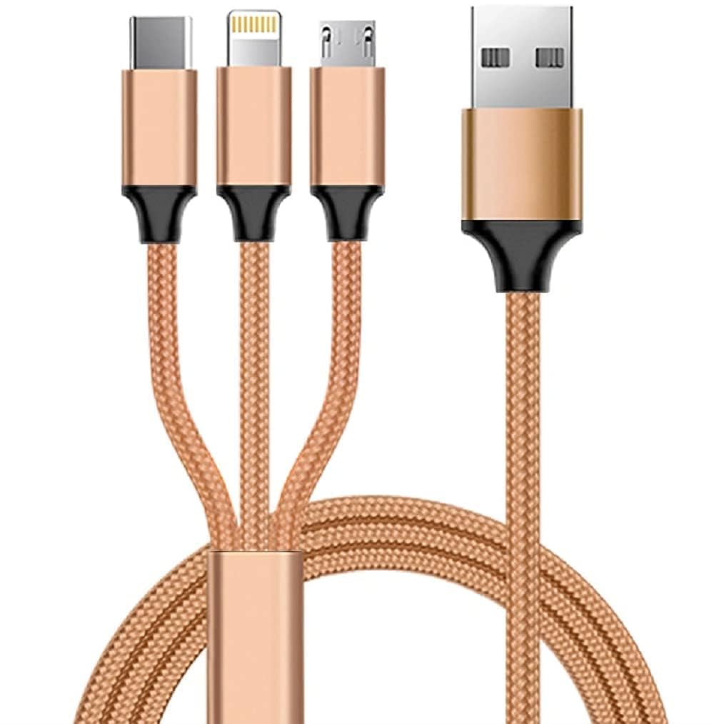 See full amazon price history chart for Lynacz 3 in 1 Fast Charging cable Fast Multi Pin Charging Cable Car Mobile Charging cable 2.4 Amp for Android Type C Apl Nylon Braided-Randome Lynacz 3 in 1 Fast Charging cable Fast Multi Pin Charging Cable Car Mobile Charging cable 2.4 Amp for Android Type C Apl Nylon Braided-Randome (B0CDRQCNCC) Amazon Price History, Amazon Price Tracker