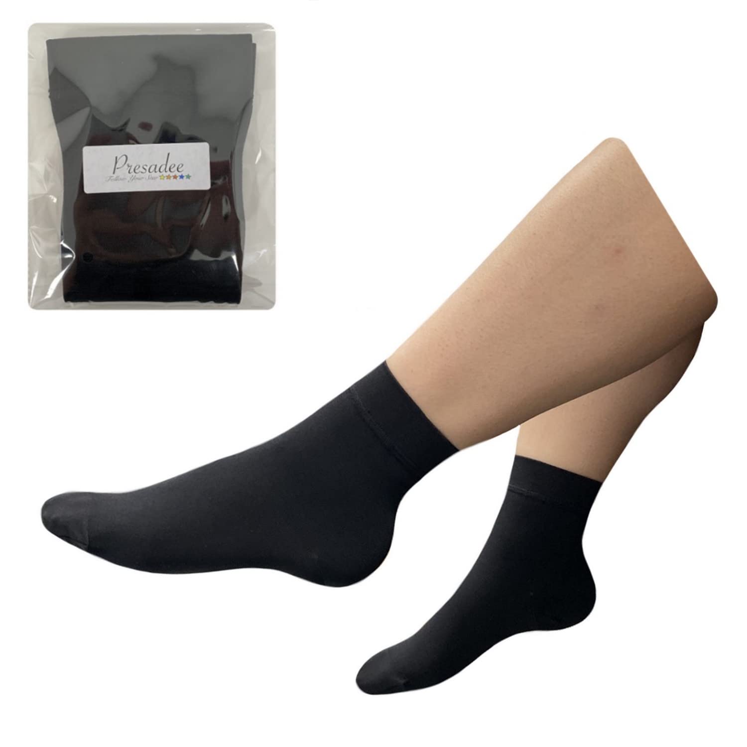 Presadee Closed Toe 15-20 mmHg Moderate Compression Foot Leg Ankle Sock Sleeve