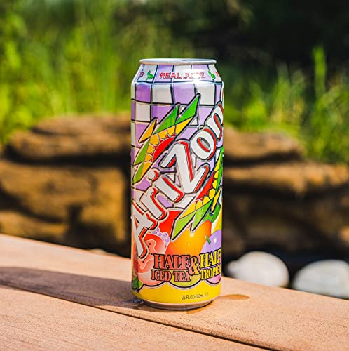 Image of AriZona Tropical Half and Half Tea - Big Can, 22 Fl Oz (Pack of 24)