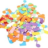 Décoration de table pour une fête : prévoyez une quantité suffisante pour vous. la plupart des gens apprécieront ces décorations en forme de notes de musique et ces confettis décoratifs