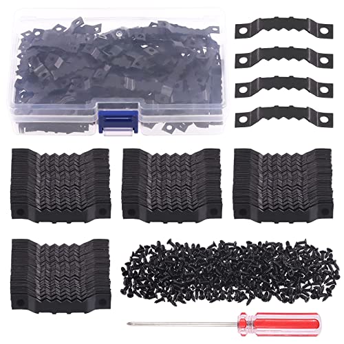 Opiniones de Ferretería para colgadores los más solicitados. 42 Swpeet - 600 ganchos para colgar marcos de fotos con dientes de sierra, doble agujero con tornillos y destornillador, para decoración del hogar, marco de fotos creativo para...