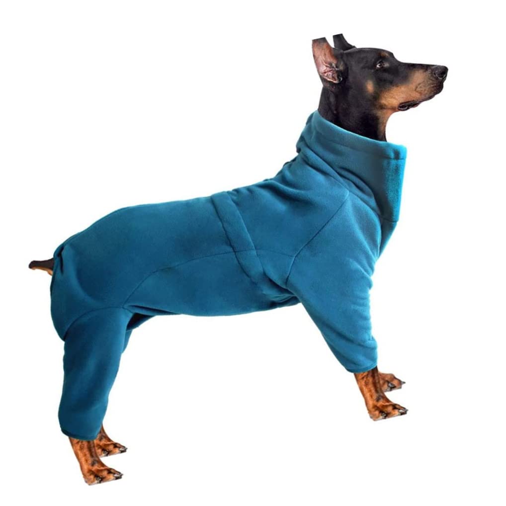 Gcroet Dog Winter Jacket,Waterproof Windproof Dog Winter Vest Super Warm Polar Fleece Dog Winter Clothes,Dog Polar Fleece Clothes Elastic Windproof Jumpsuit Winter Warm Coat with Sleeves Green(XS)