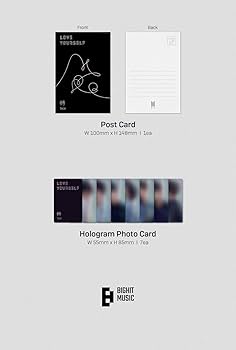 Amazon.com: BTS - LOVE YOURSELF 轉 Tear [Vinyl LP]: CDs & Vinyl