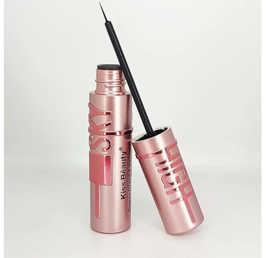 Kiss Beauty Liquid Eyeliner, Rose Gold, Long-Lasting, Precision Tip-picture-10