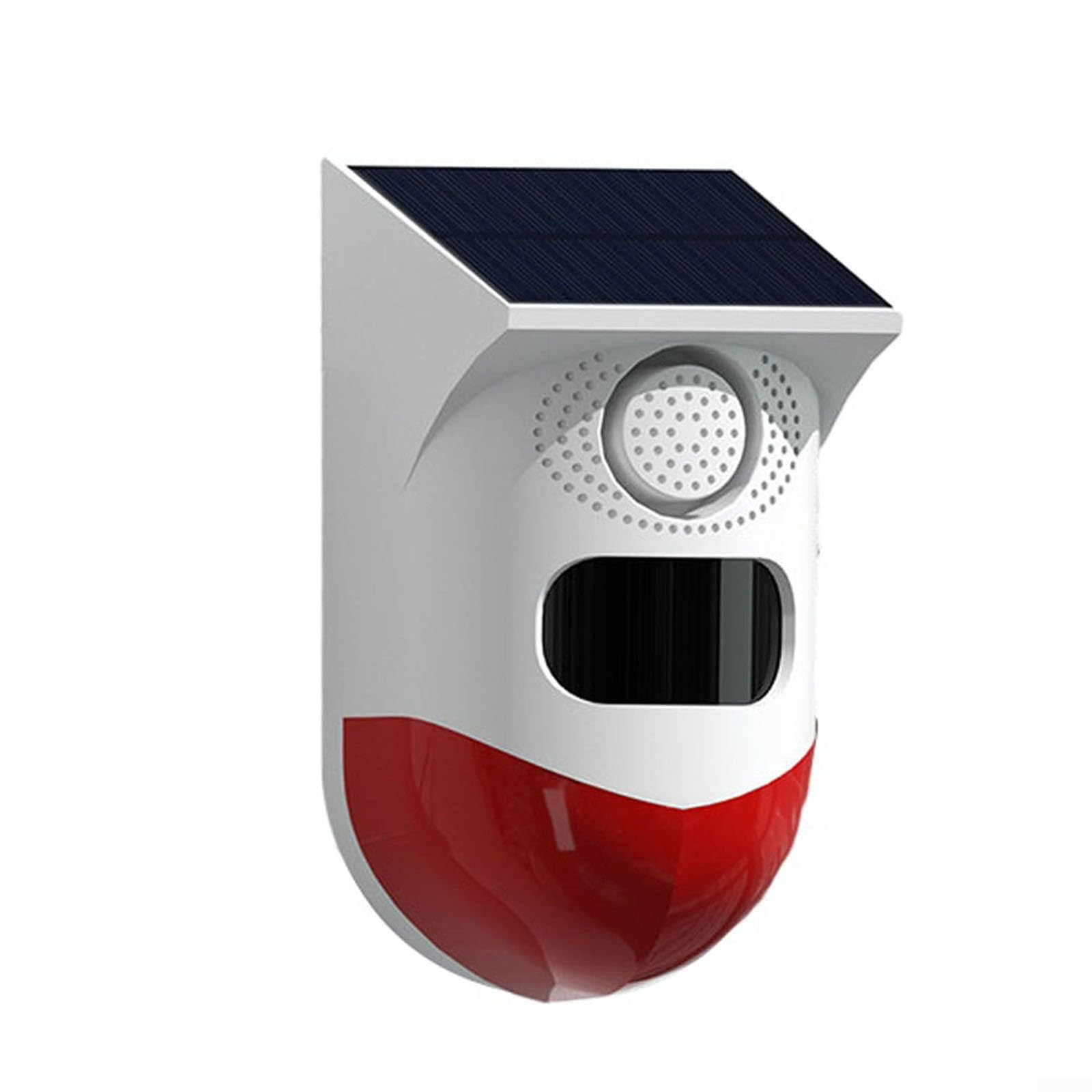 Detector de movimiento solar alarma exterior compatible con sirena tuya 120dB IP67 resistente al agua PIR sensor mando a distancia 4 modos para casa patio jardín sistema de seguridad