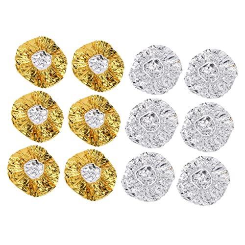 MUSISALY Hair Staining Hat 12pcs Reusable Hair Dye Cap for Hair Spa Heat Insulation Comfortable Fit