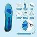 Plantillas Confort, Ortopédicas Plantilla Transpirable Y Amortiguador para Mujer Hombre (3 Pairs, L)