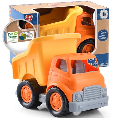 PLAY Eco-Friendly Toys Dump Truck Beach Toy, [USDA Certified] No