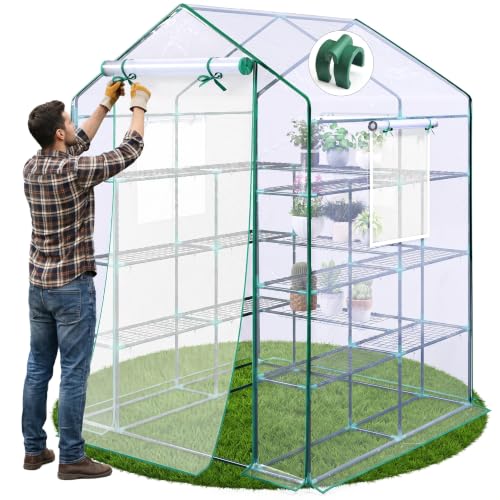 KING BIRD Premium 4-Tier Greenhouse