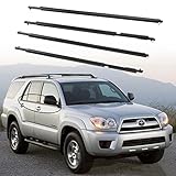 FOMIUZY Car Outer Window Molding Sweep Felt Trim Seal Weatherstrip Kit Compatible with Toyota 4Runne