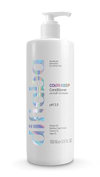 Difiaba - Color Keep Conditioner for Color-Treated Hair - Extends the Life of Any Color - Infused with Sunflower Seed Extract, Coconut, Argan Oil - Reduces Frizz - Adds Shine 33.8