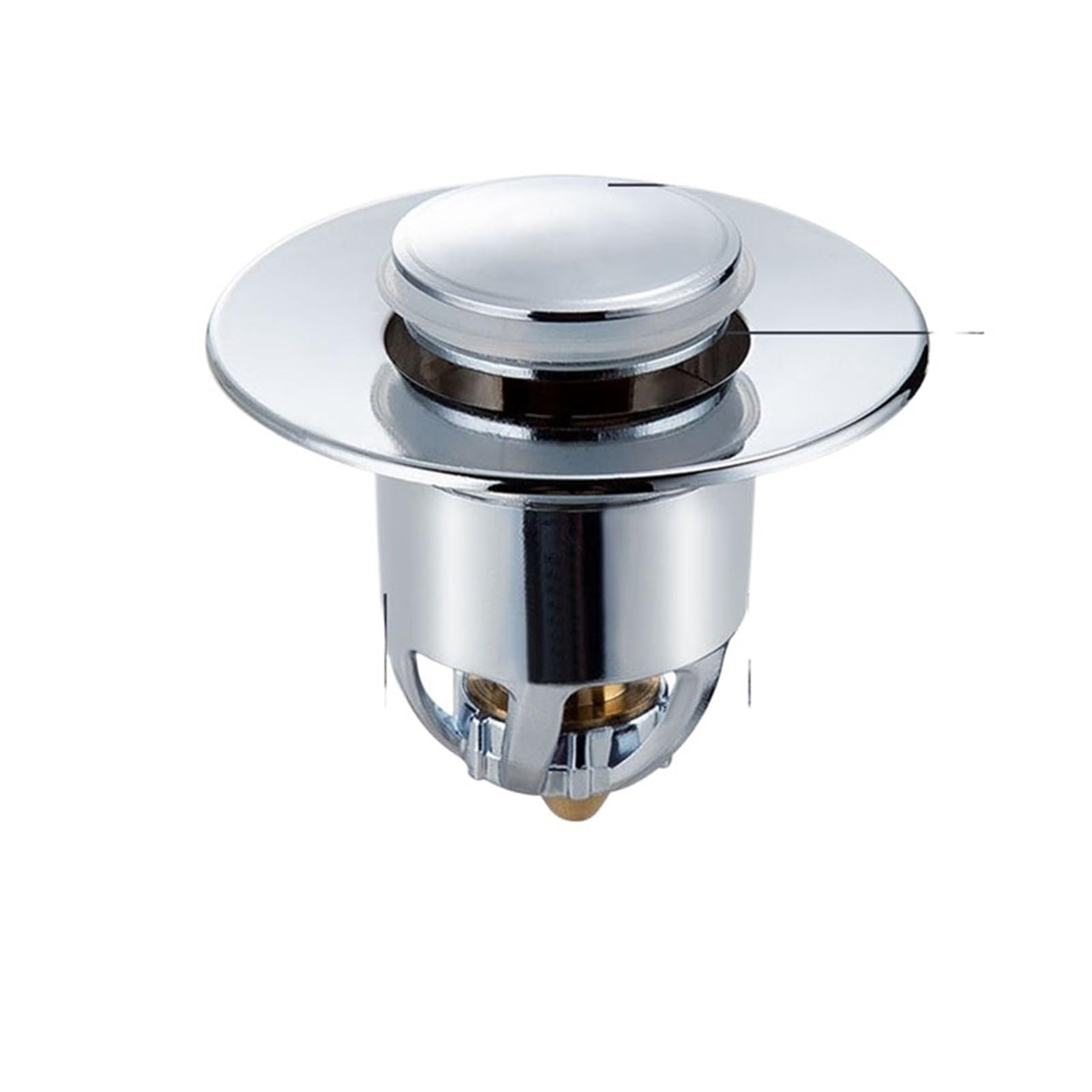 Shower Plug Basin Drain Filter Universal Stainless Steel Pop-Up Bounce Core Hair Catcher Shower Sink Strainer Bath Stopper Bathroom Tools(Ordinary paragraph)