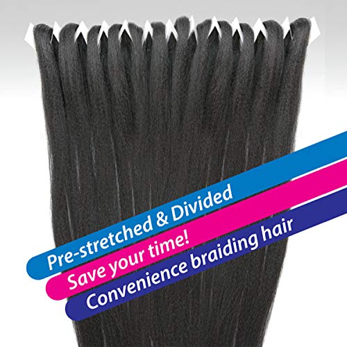Janet Collection Braids Pre-Sectioed Nala Tress 3X Ez Split Pre-Stretched 60" (5-Pack, 4) #TOP4