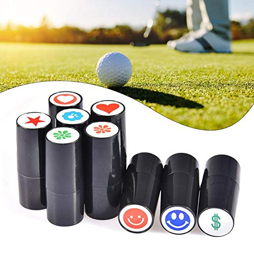 bloomma Golf Ball Stamper, Profesional No Fade Fast Dry Plastic Sello de Silicona para el Marcador Color de impresión Random Marker Alignment Tool