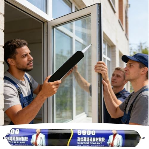 Image of Clefairy Silicone Sealant Waterproof,750g Waterproof Silicone Adhesive | Home Adhesive for Bath Sink Toilet Drain Wood Door Window Garden Roof Wall Counter Kitchen Tile Exterior