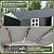 Polar Aurora 10X14 FT Metal Outdoor Storage Shed with Window, Heavy-Duty Galvanized Steel Garden Shed with Lockable Doors and 4 Vents, Large Weatherproof Tool Shed for Backyard Patio Outside, Black