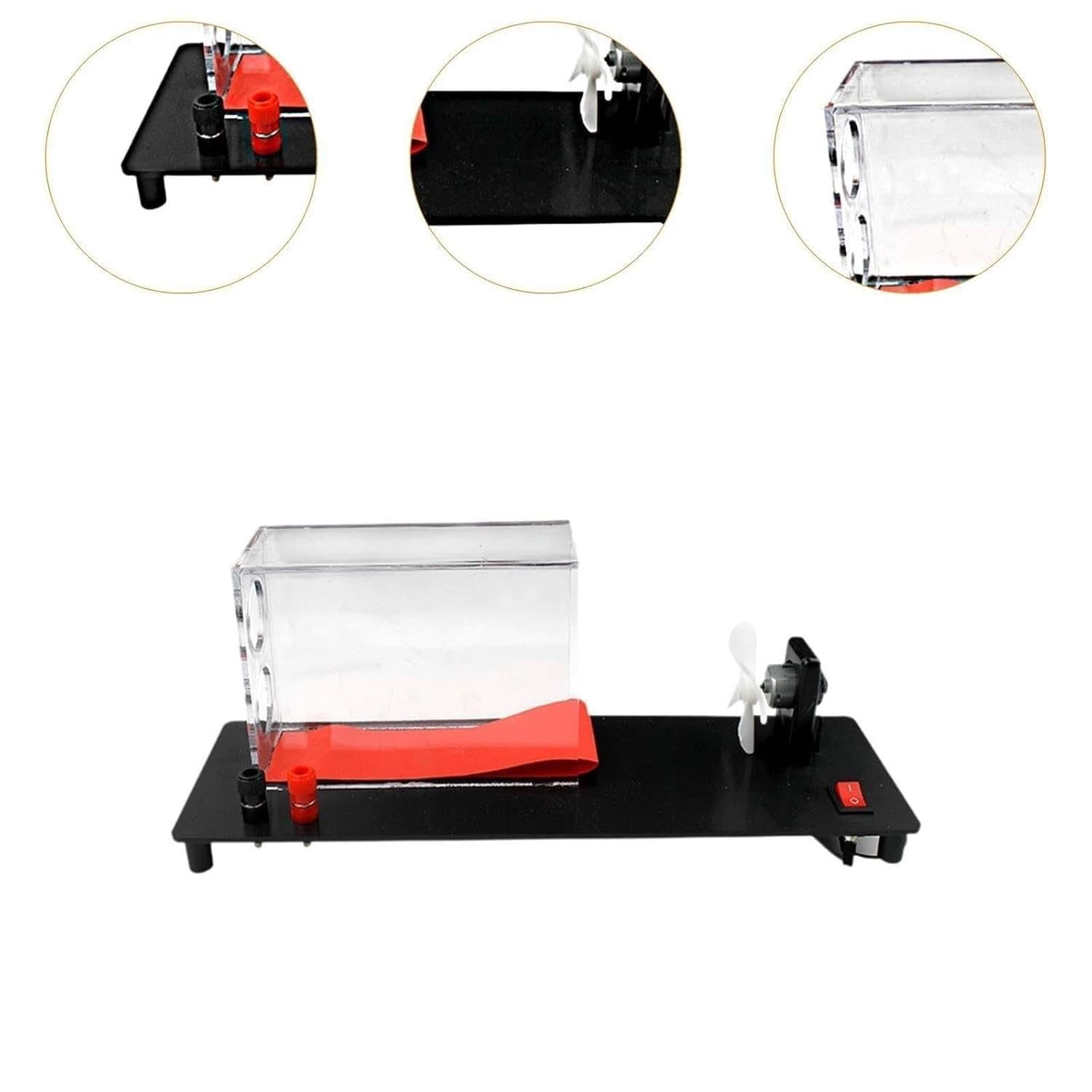 Kit Dimostrativo for Il Sollevamento delle Ali Dell'aeroplano, Modello Sperimentale Fisico della Forza Aerodinamica in Plastica PP