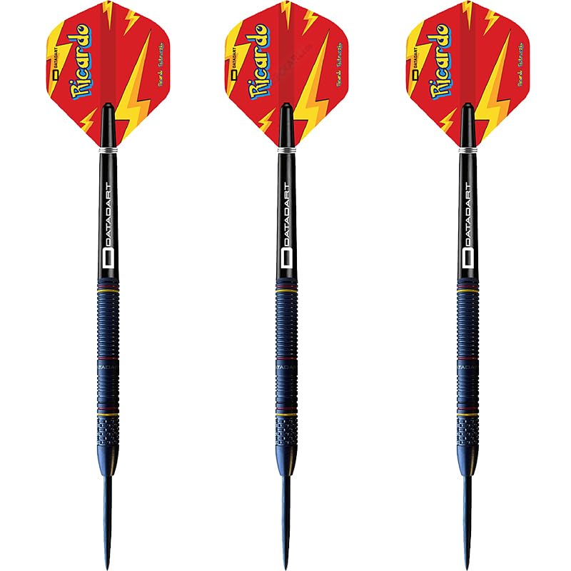Darts product photo: DATADART Steel Darts Ricardo Pietreczko Black 90% Tungsten