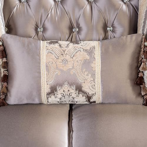 Sillón terciopelo Champagne miniatura 4