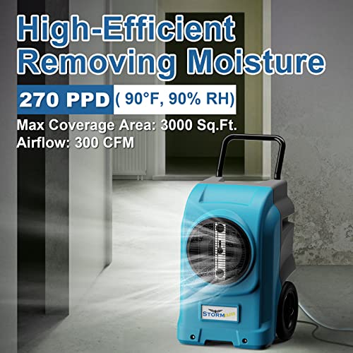 Image of ALORAIR 270 PPD LGR Commercial Dehumidifier with Pump, WIFI APP Control