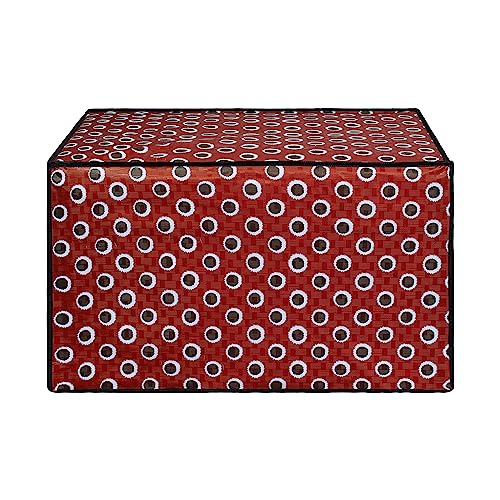 Image of DREAM KING Stylish Design & Printed Microwave Oven Cover Full Closure |waterproof & Dustproof Oven Cover Suitable for All Models - Multicolour SA11