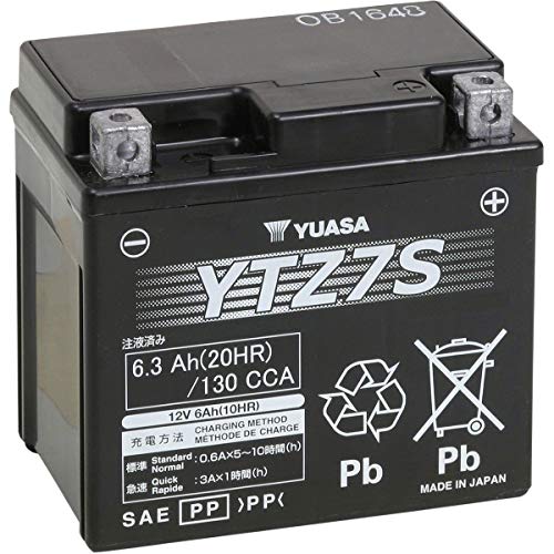 Bateria YUASA YTZ7S Original Yamaha 5TJ821000100 Medidas 113x70x105 mms