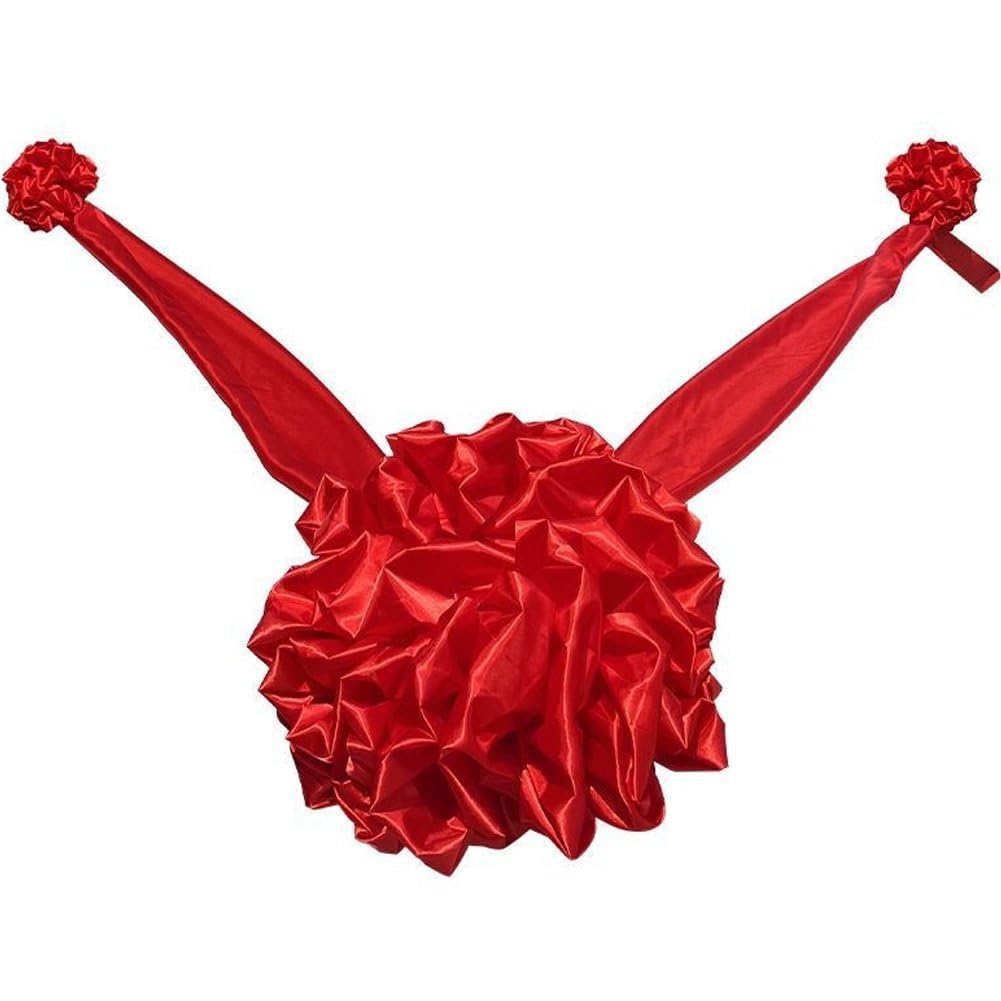 Boules de fleurs artificielles rouges en tissu pour centres de table et mariage