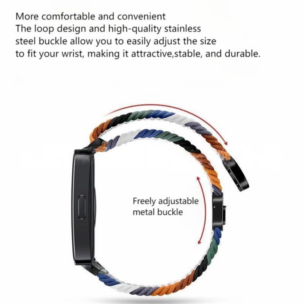 Pasek 22 mm do Xiaomi Mi Watch S4/S3/S2/S1 Pro/S1 Active / Color/Sport/2/2 Pro do Redmi Watch 5 Active / 5 Lite, pleciony pasek zastępczy, elastyczny, nylonowy pasek do zegarka
