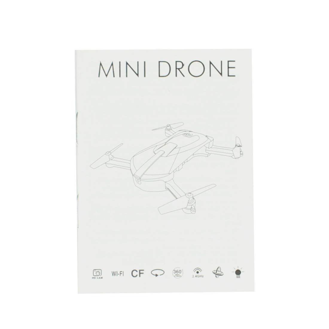 GEHOO GH JY018 Mini Selfie Drone pieghevole Quadcopter Pocket Drone con Wifi Telecomando 0.3MP Camera da controllo del telefono