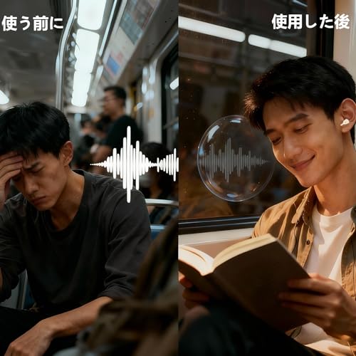 BET SLUMBUR，ノイズキャンセリング 耳栓，高忠実度ノイズ低減コンサート用イヤープラグ、高遮音で騒音を大幅軽減（飛行機、話し声、いびきなど）、耳鳴り対策、超柔らか素材で長時間快適・就寝、オフィス、移動に最適・水洗いOK、携帯ケース付き（イエロー / イヤーピース4サイズ付属）