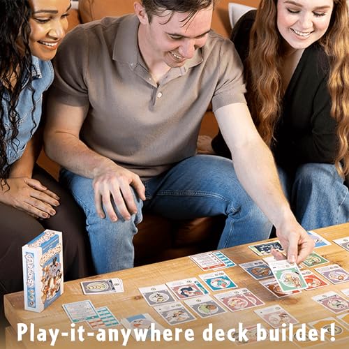 Image of Thunderworks Games: FlipToons | an Animated Deck-Building Card Game! | Easy to Learn Board Game with Classic Cartoon Style | Portable Small Box Family Game for 1-4 Players, Ages 10+, 15-30 Minutes
