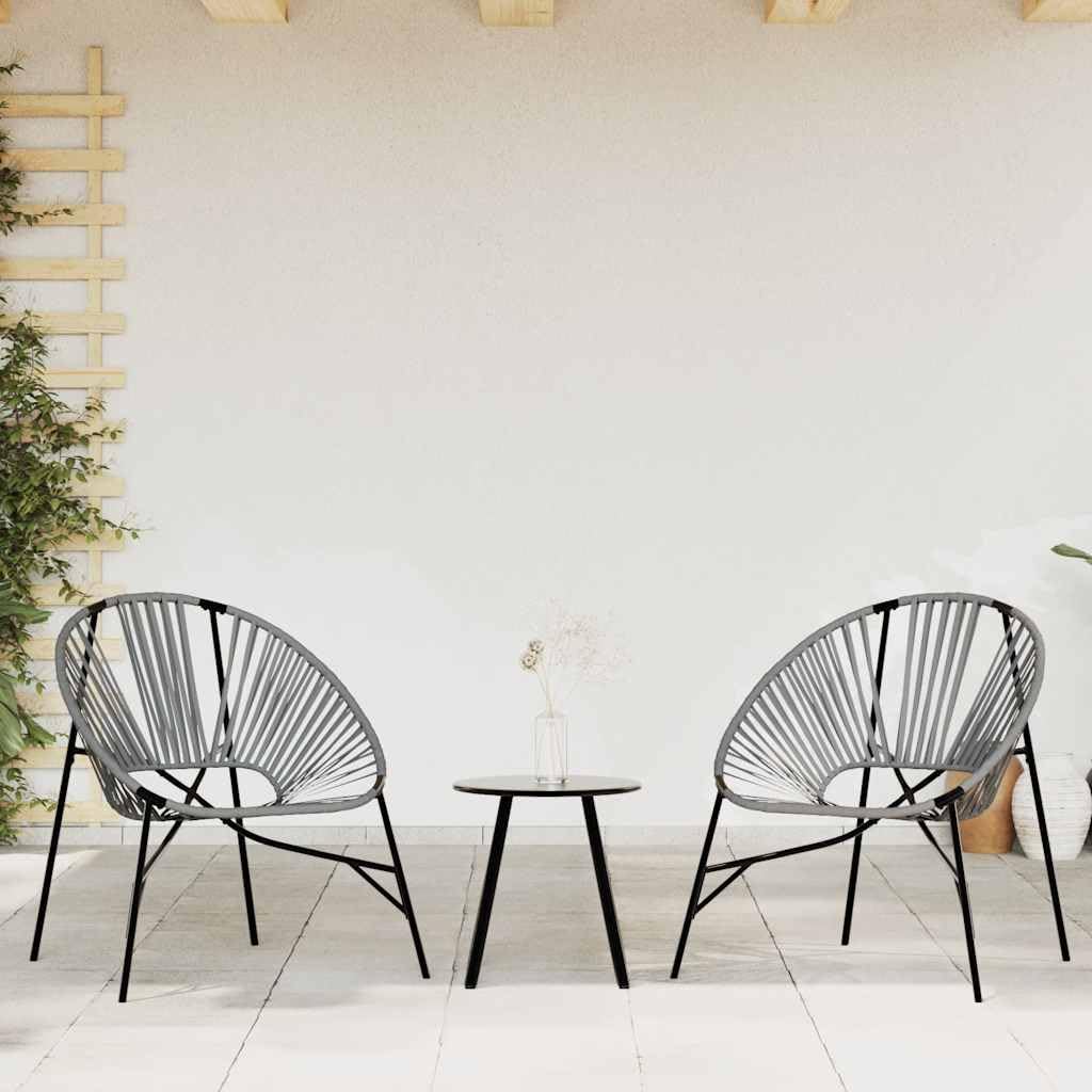 Sedia a Uovo Polyrattan per Giardino Nero Grigio Chiaro Resistente durevole acciaio polveri seduta comoda braccioli UV esterno poltrone rattan amaca portata 110 kg mobile da esterno poltrona sospesa