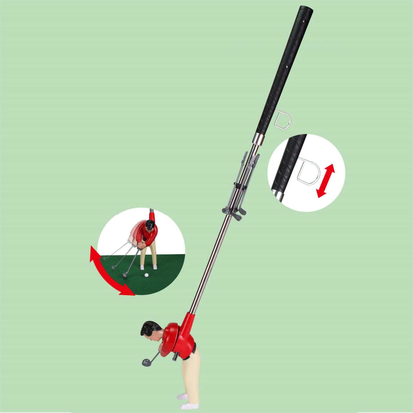 Minitype - Jeu de golf d'intérieur - Jeu amusant - Ensemble d'accessoires de golf Minitype