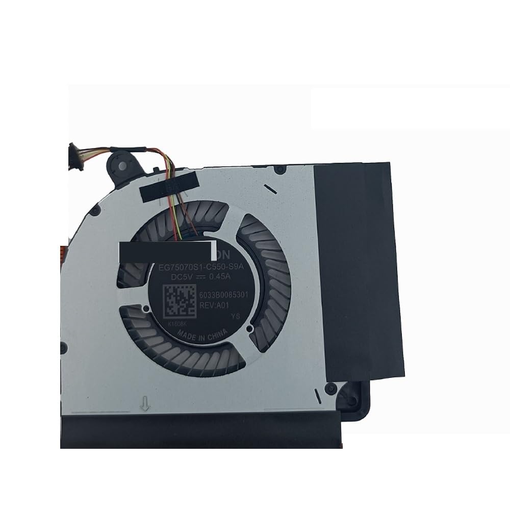 Wentylator chłodzący do laptopa gier, procesora i karty graficznej Xiaomi Redmi G 2020 TM1945 XMG2003-AJ XMG2003 AL AB EG75070S1-C560 C550-S9A 6033B0085401(CPU FAN)