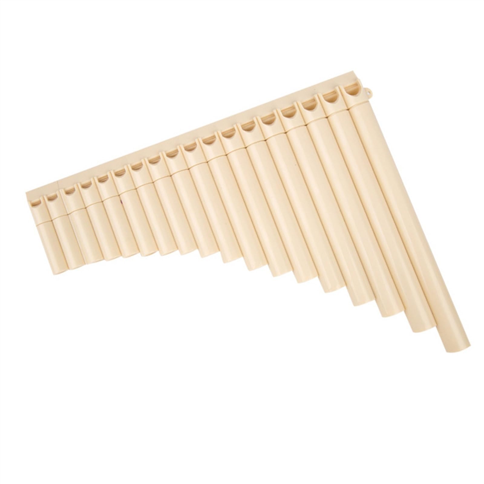 Strumento Musicale Etnico Speciale Per Aula Didattica A 18 Tubi Per Principianti In Chiave C Gialla E Bianca (Color : White)